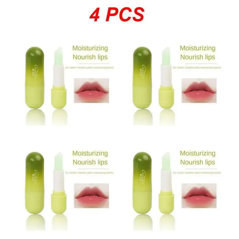 1~10PCS Natural Lip Balm Natural Plant Formula Nice Lip Color Not Greasy Avocado Butter Lip Balm Smoothes Fine Lines Anti-drying