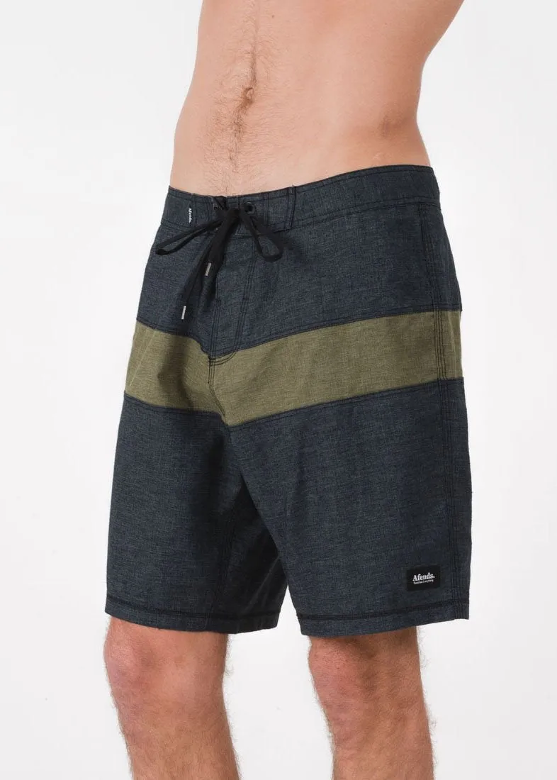 Afends Mens Overthrow - Fixed Waist Boardshort