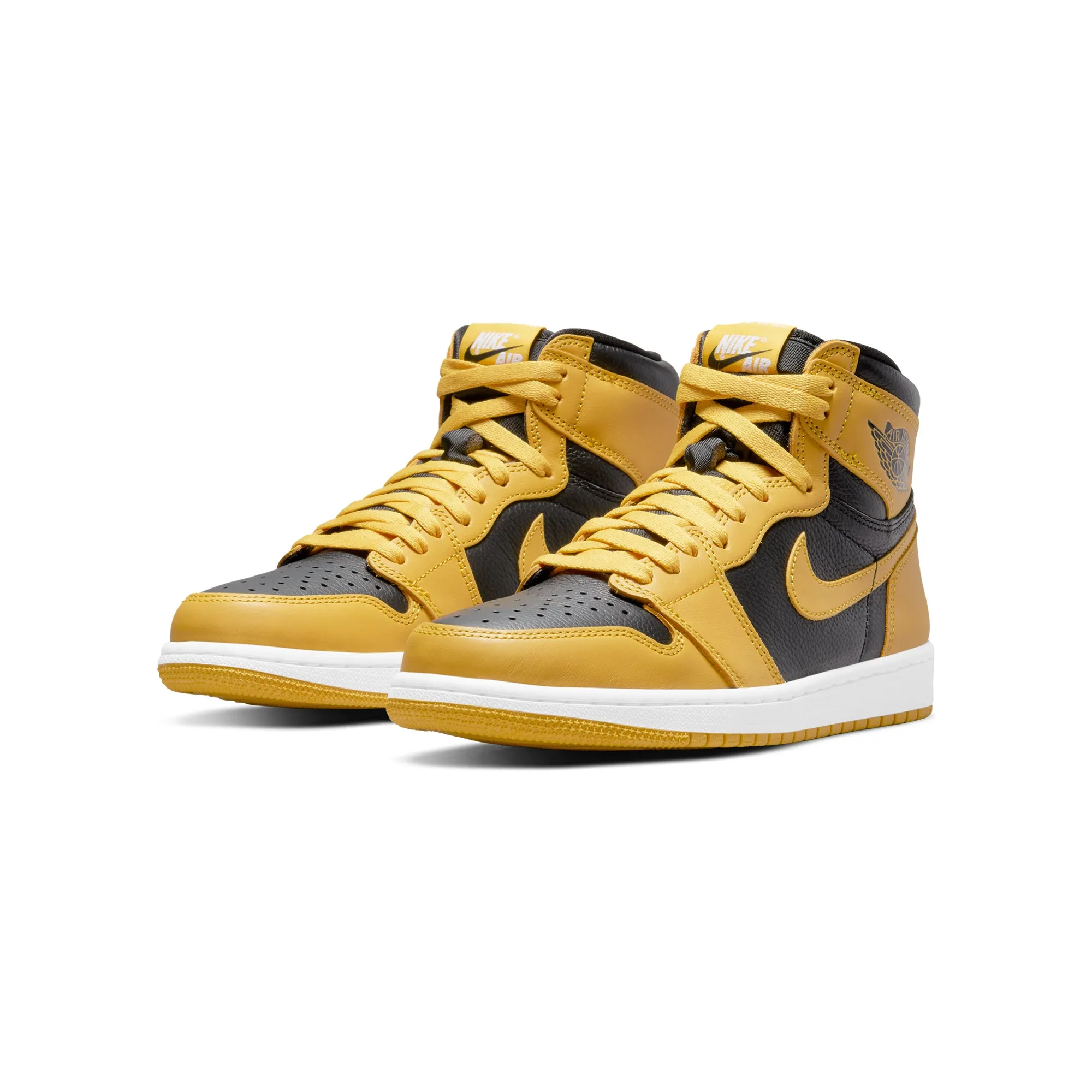 Air Jordan Mens 1 Retro High OG Pollen Shoes