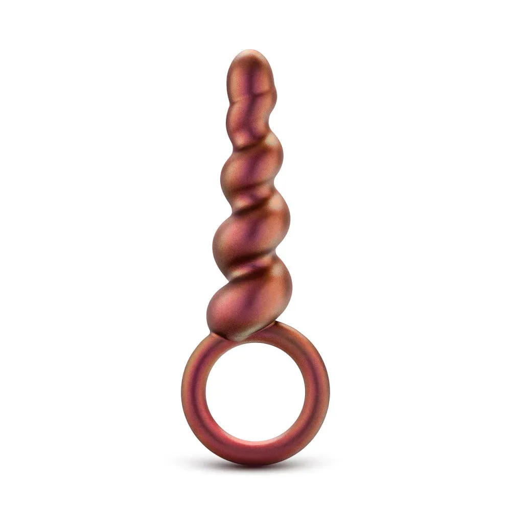 Anal Adventures Matrix Spiral Loop Copper 5.25-Inch Anal Plug