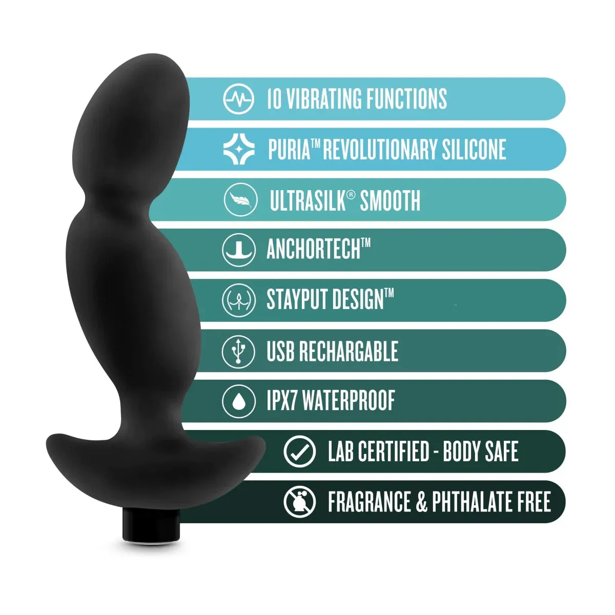 Anal Adventures Platinum Prostate Massager