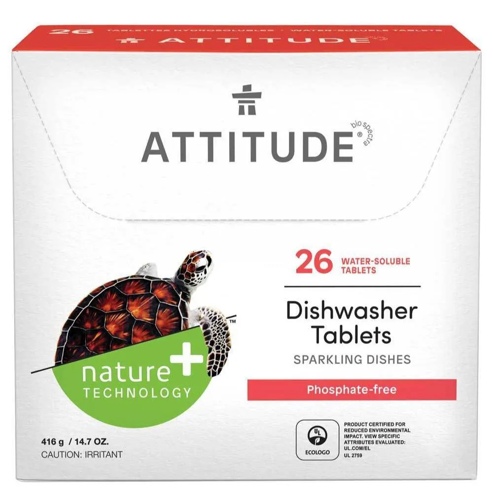 Attitude Dishwasher Eco-Pouches 26s