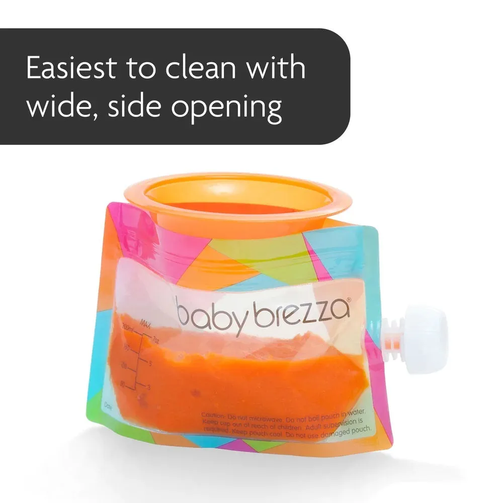 Baby Brezza Reusable Baby Food Pouches 10Pk