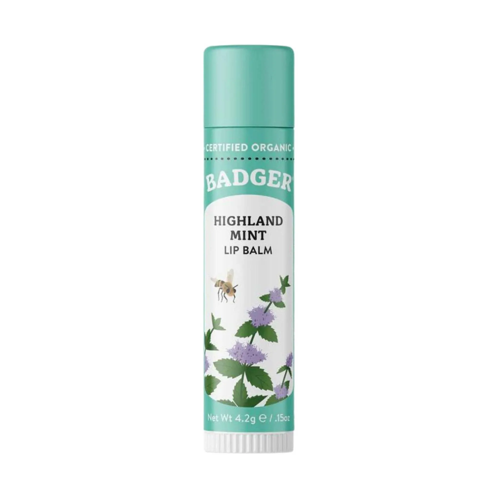 Badger Classic Organic Lip Balm - Highland Mint