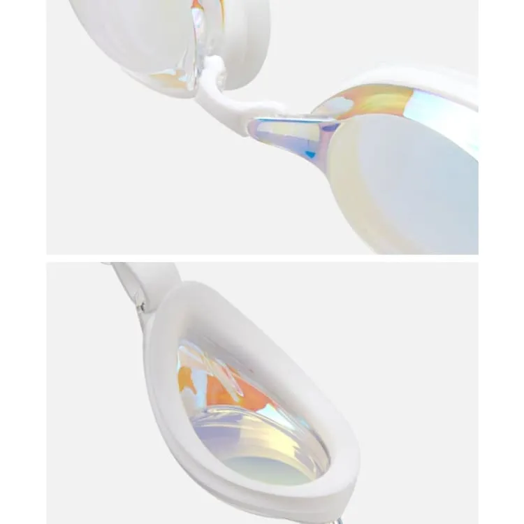 Barrel Glide Mirror Swim Goggles-AURORA/WHITE