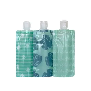 Blue Paradise Travel Pouch, Set of 3