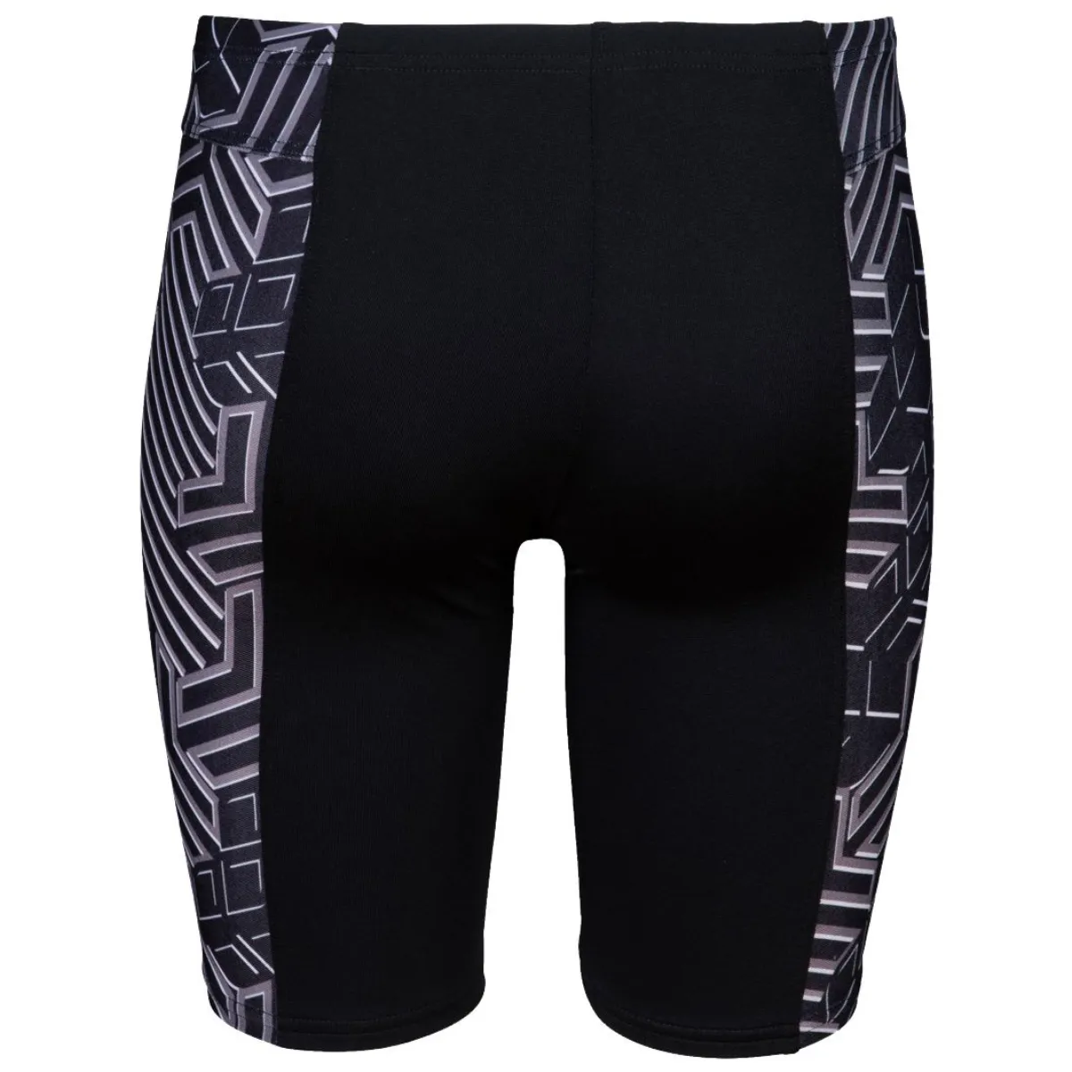 BOYS' ARENA SWIM JAMMER KIKKO PRO - BLACK/BLACK MULTI