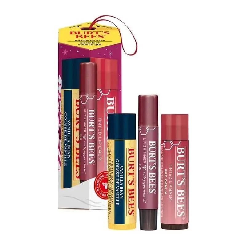 Burt's Bees Mistletoe Kiss Lip Balm Gift Set