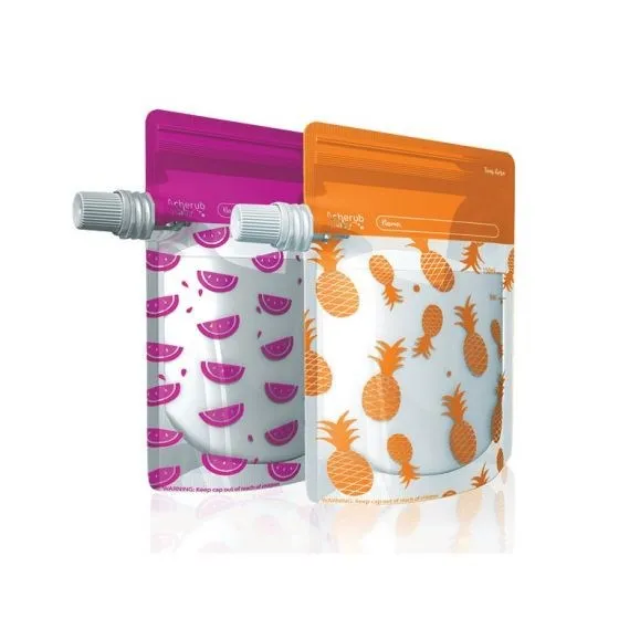 Cherub Re-useable Food Storage Pouch P&O