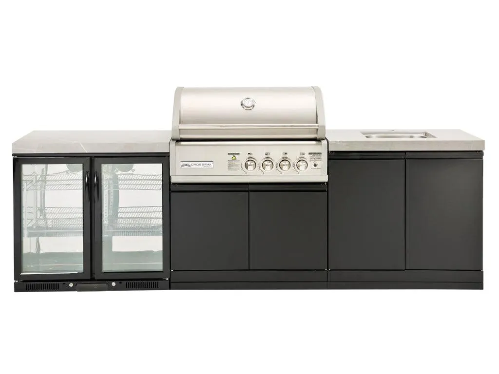 CROSSRAY 4-Burner BBQ Outdoor Kitchen