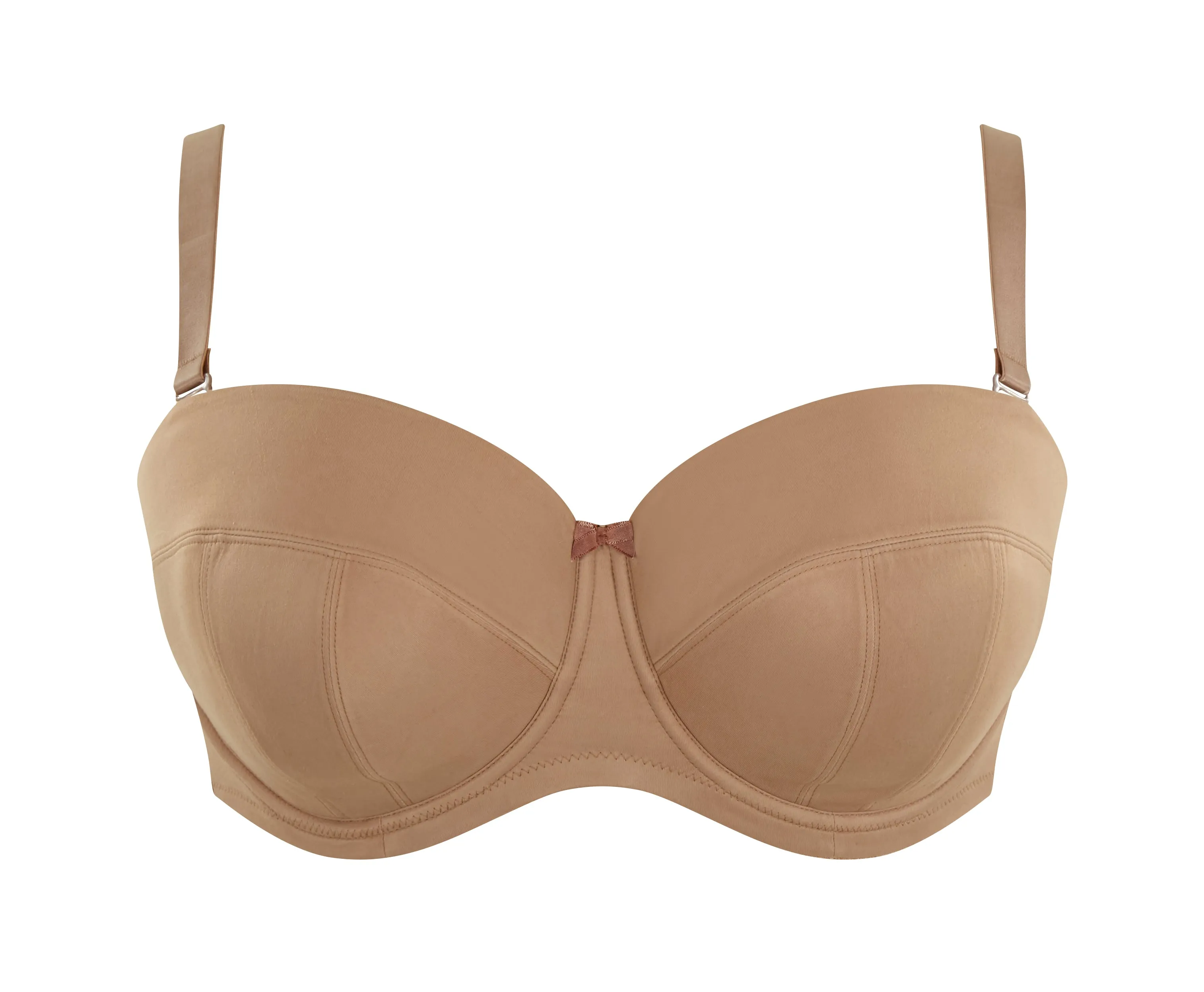 Dana Strapless Bra In Caramel - Sculptress by Panache