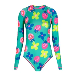 Everglades Women Long Sleeve Bodysuit Rash Guard