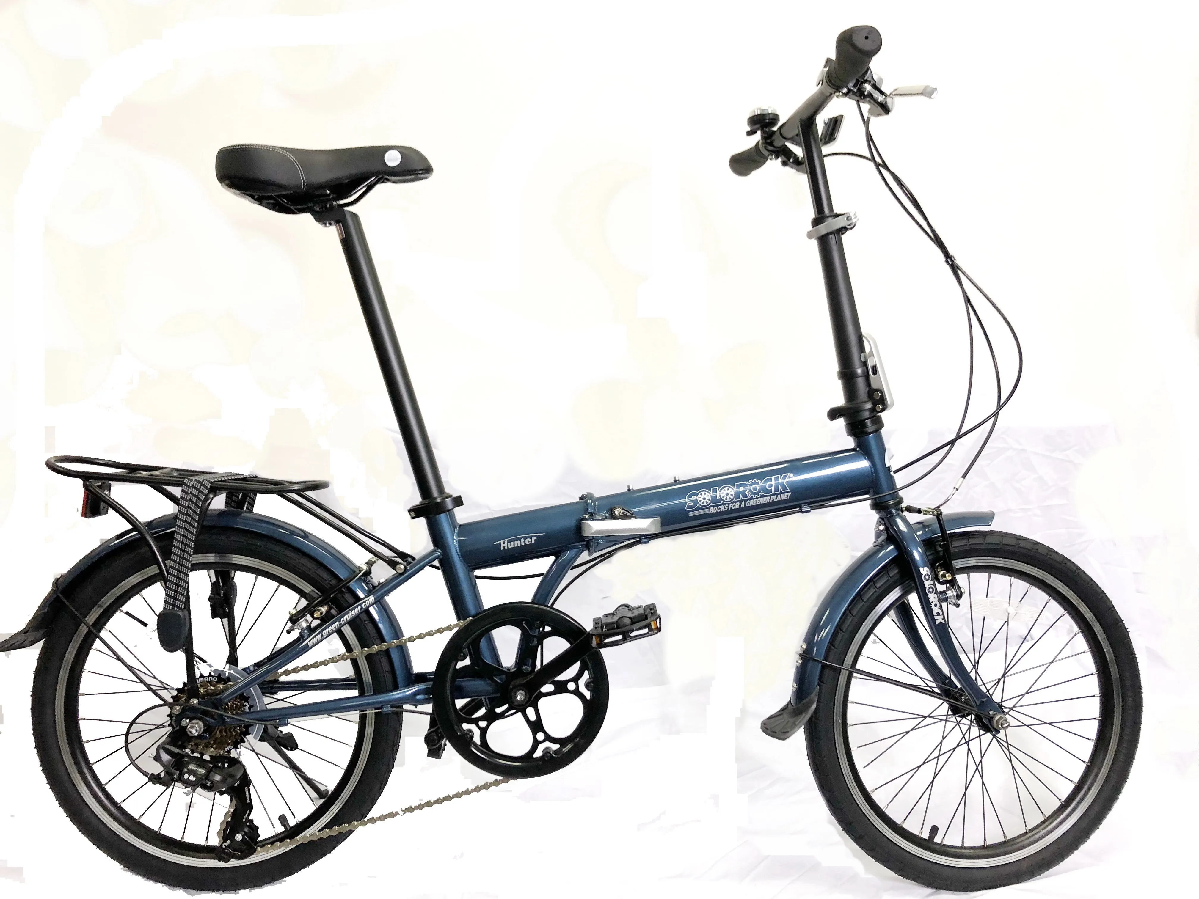 Hunter - SOLOROCK 20" Upgraded 7 Speed Steel Folding Bike