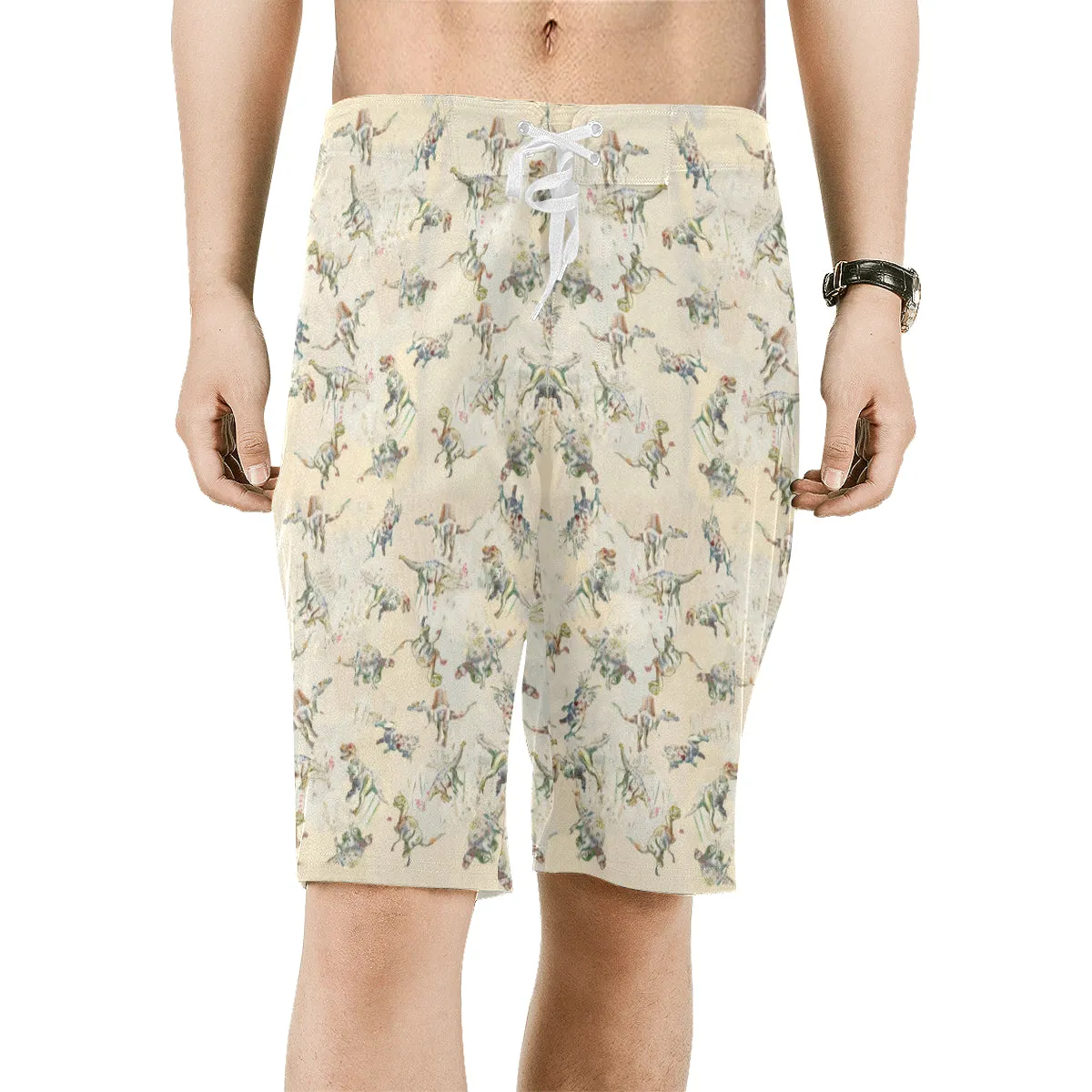 Jurassic Blossom Boardshorts Exclusive Dinostaur Design