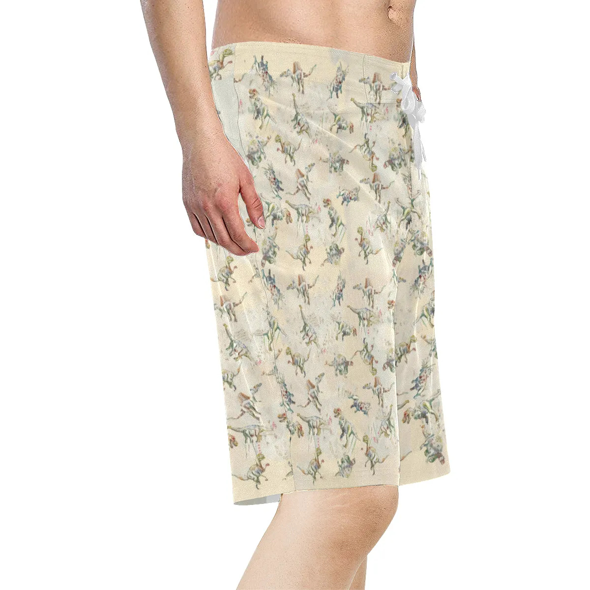 Jurassic Blossom Boardshorts Exclusive Dinostaur Design