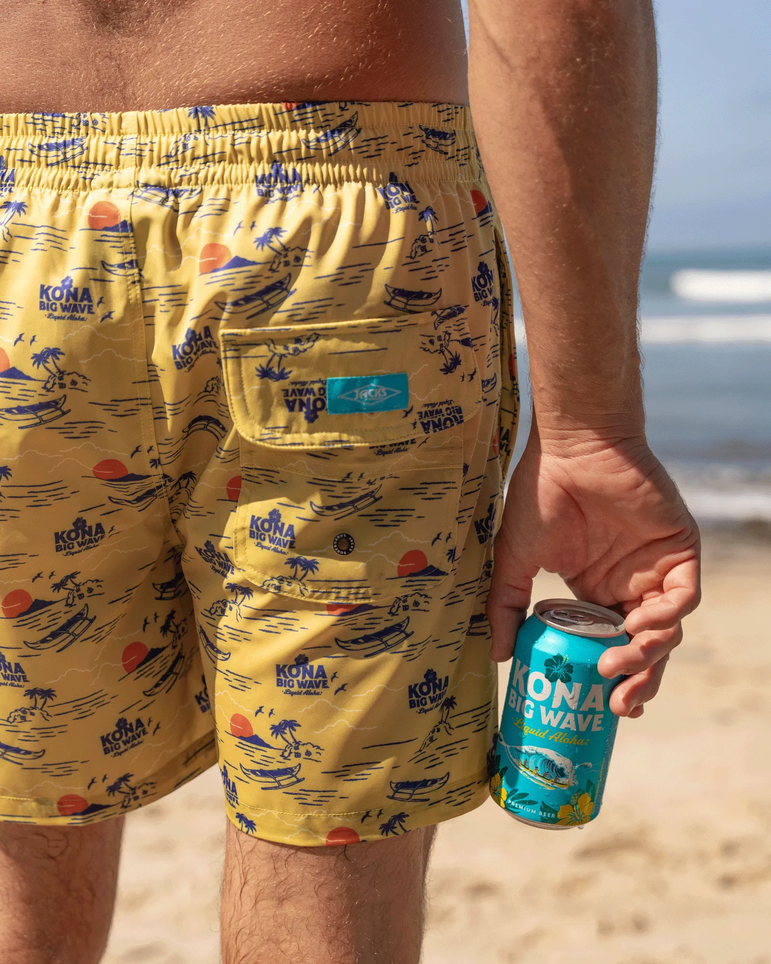 Kona x Jack's "Canoe" Boardshorts