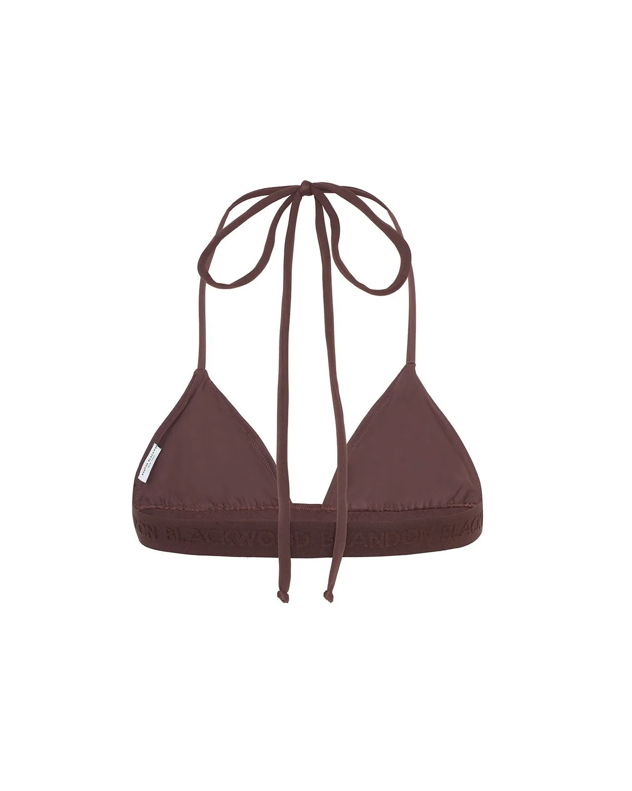 Logo Halter Bikini Top