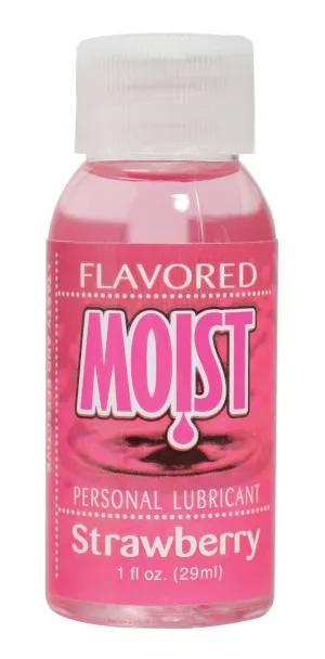 Moist Flavored Lube Strawberry 1 Oz.