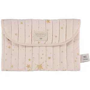 nobodinoz Bagatelle Pouch Gold Stella/ Dream Pink