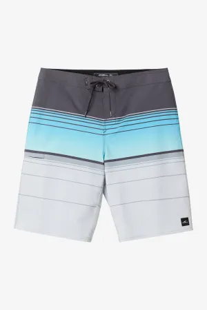 O'Neill Hyperfreak Heat Stripe 21 Boardshorts-Fog