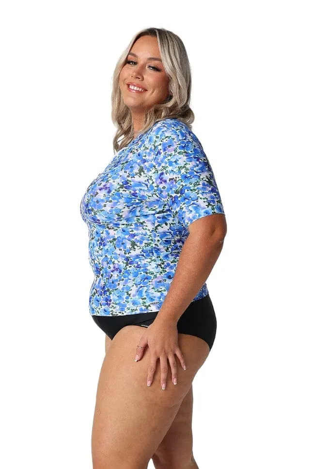 Pansy Short Sleeve Rash Vest