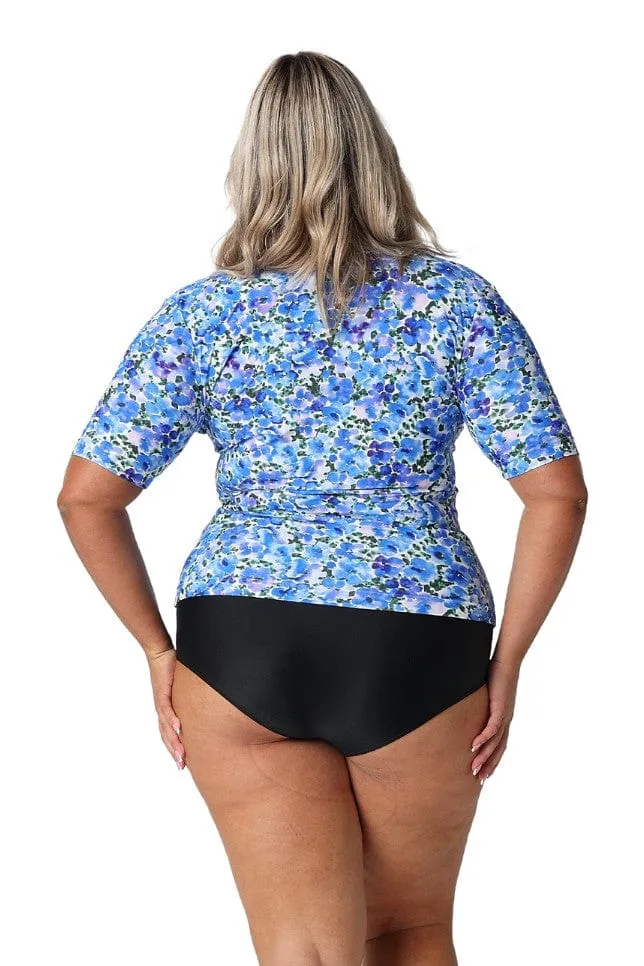 Pansy Short Sleeve Rash Vest