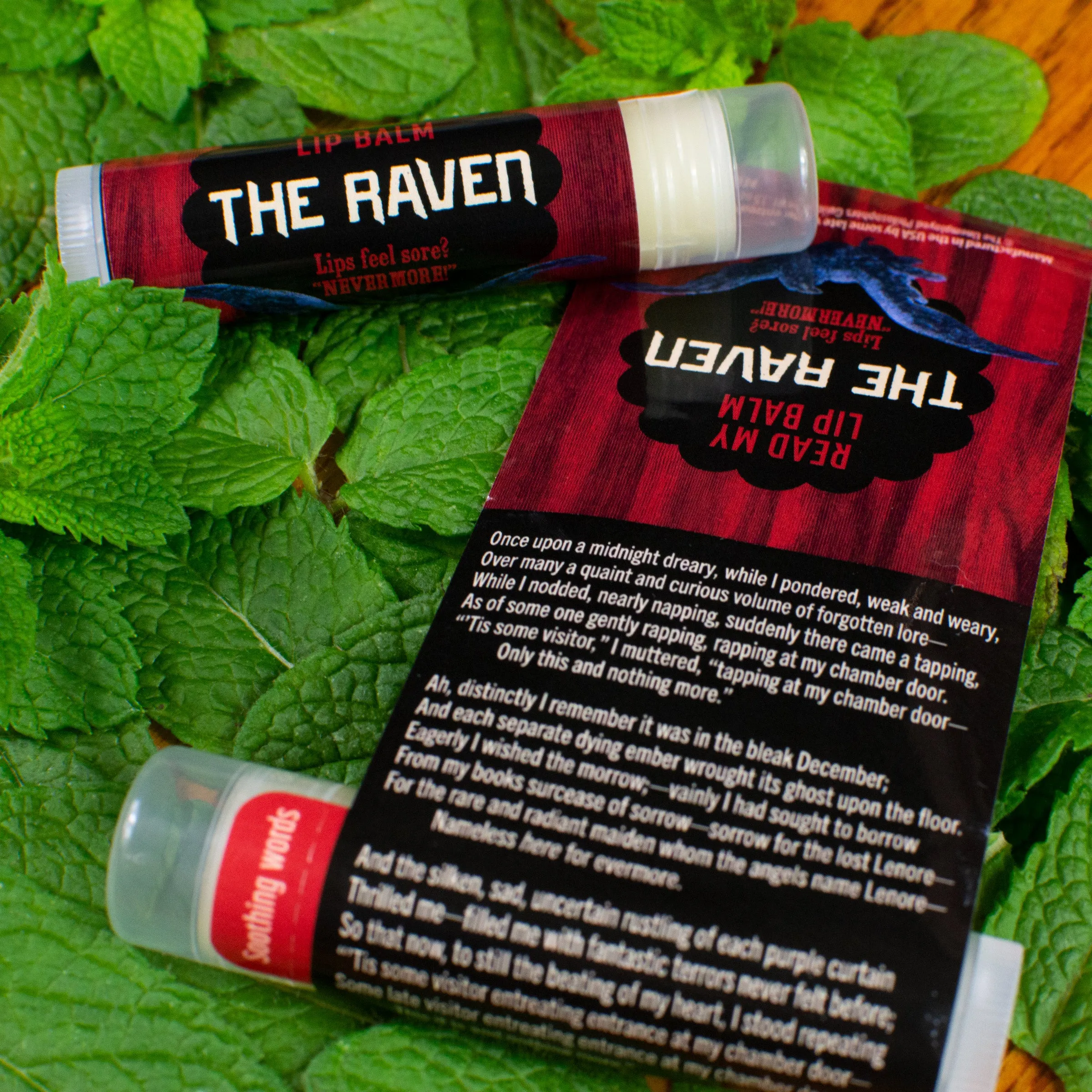 Poe's Raven Read My Lip Balm