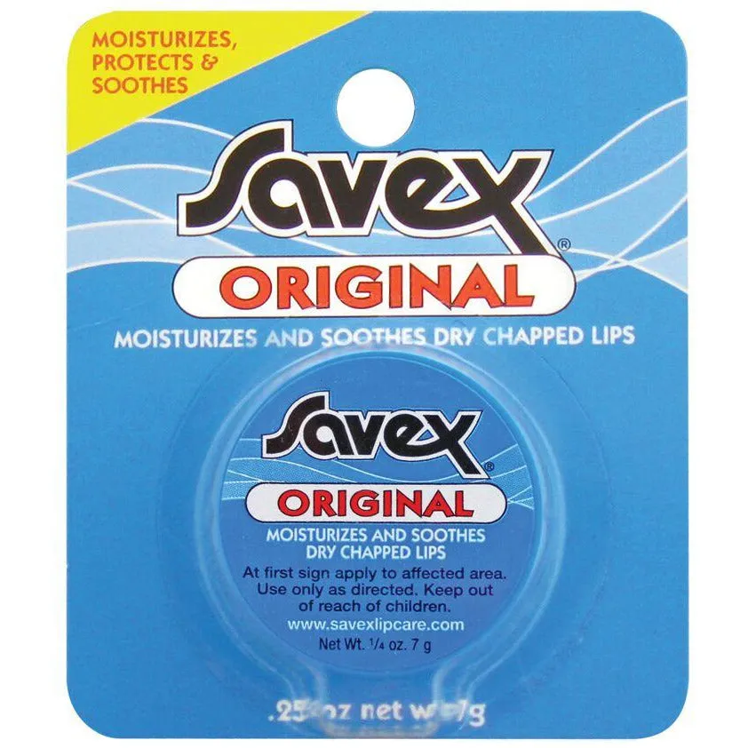 Savex Lip Balm ¼ oz / 7g Pot Blister Pack