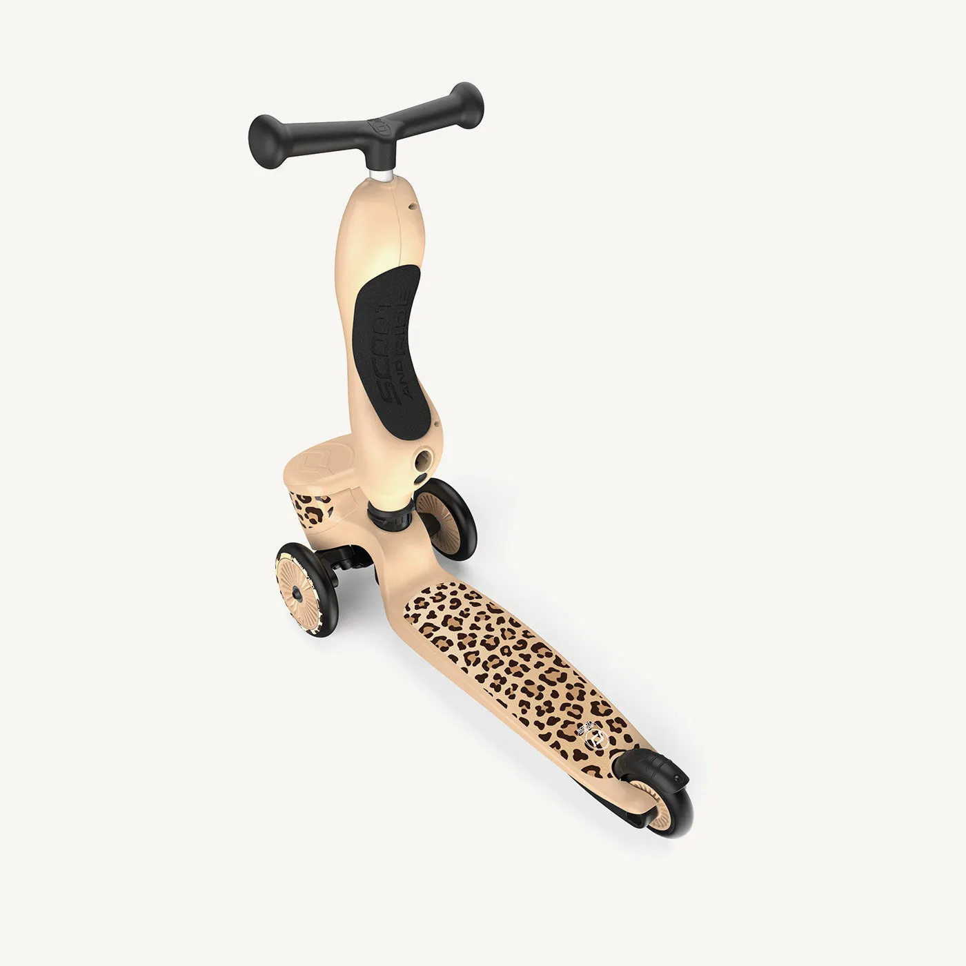 Scoot and Ride 2 in 1 Balance Bike / Scooter - Highway Kick 1 Lifestyle in Leopard