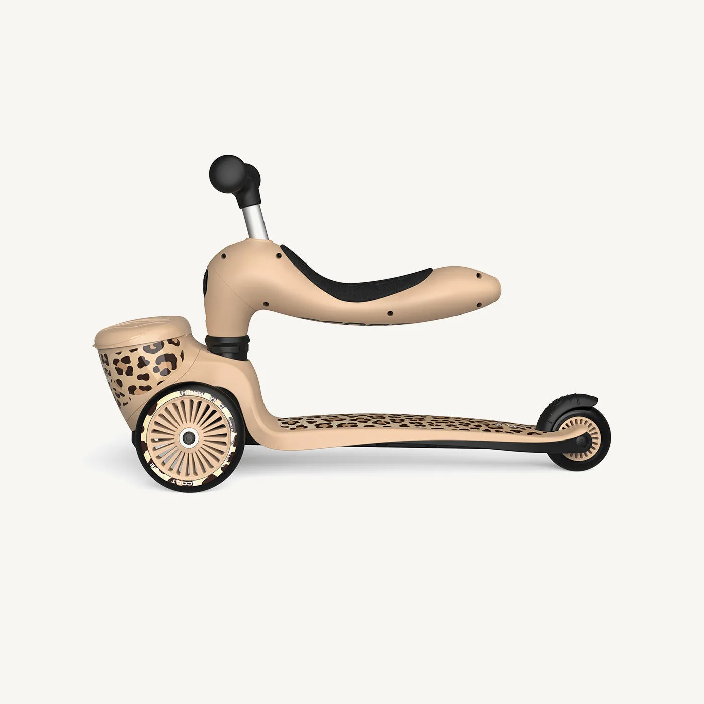 Scoot and Ride 2 in 1 Balance Bike / Scooter - Highway Kick 1 Lifestyle in Leopard