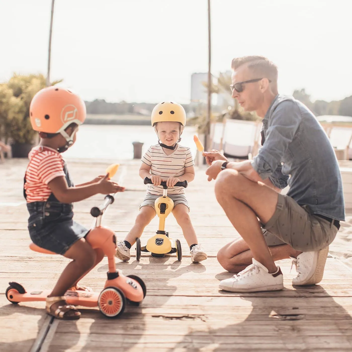 Scoot and Ride 2 in 1 Balance Bike / Scooter - Highwaykick 1 in Lemon