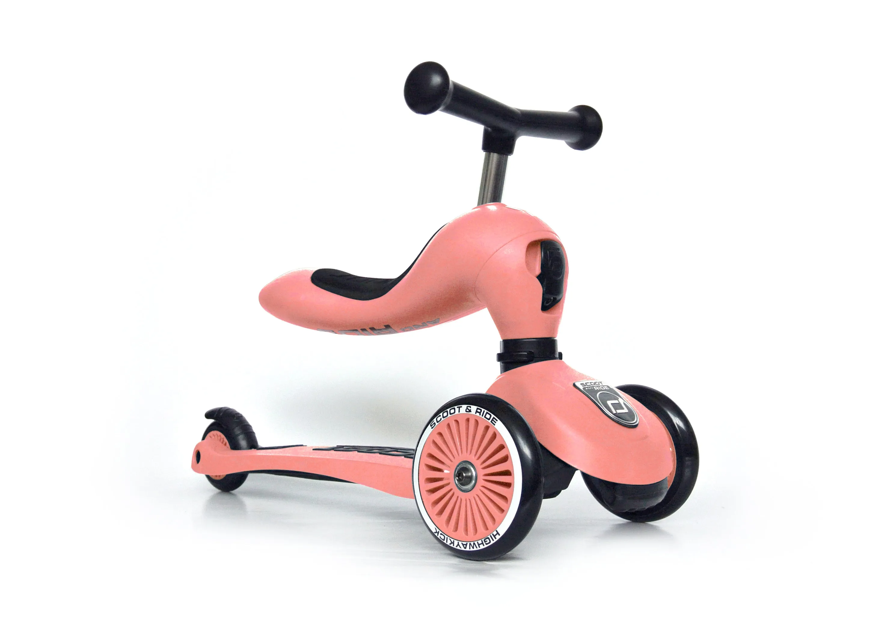 Scooter - Highwaykick 1 - 2 in 1 Kickboard/ Kickboard with Seat - Peach