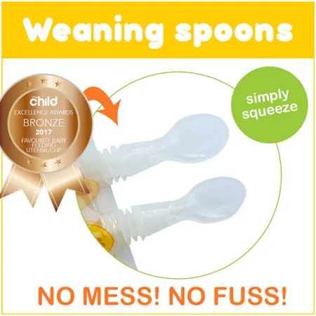 Sinchies Screw On Weaning Spoons (2 Pack)