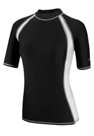 SPEEDO Women's Spliced Rashguard w/Zip Pocket