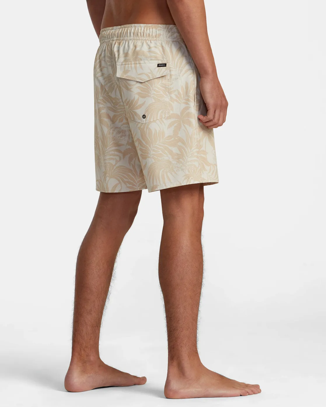 VA Elastic Waist 17" Boardshorts - Natural