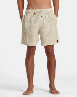 VA Elastic Waist 17" Boardshorts - Natural