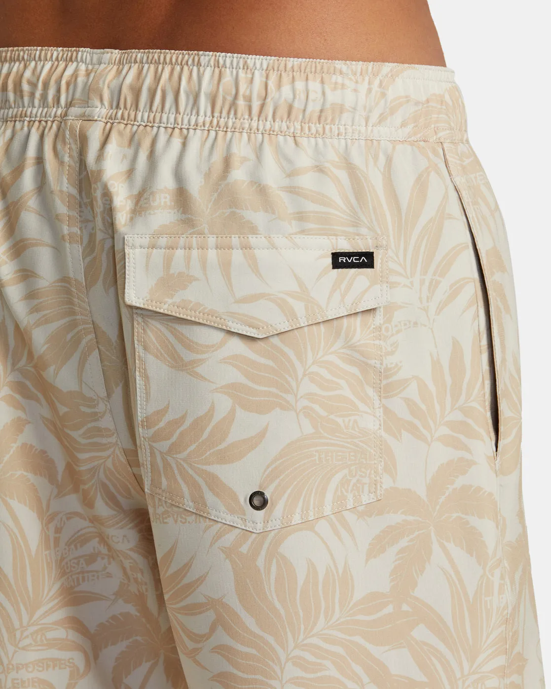 VA Elastic Waist 17" Boardshorts - Natural