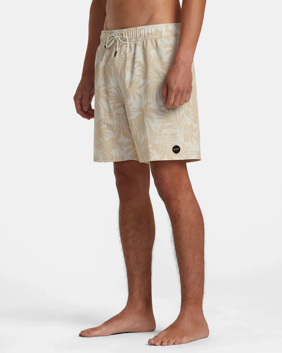 VA Elastic Waist 17" Boardshorts - Natural