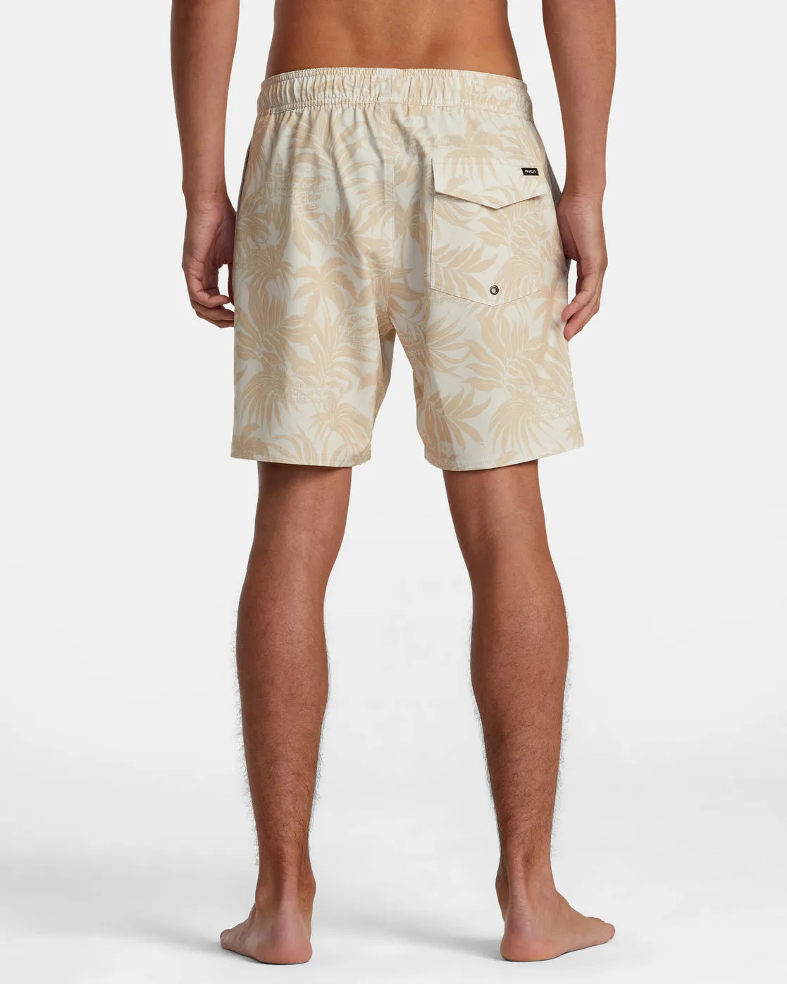 VA Elastic Waist 17" Boardshorts - Natural