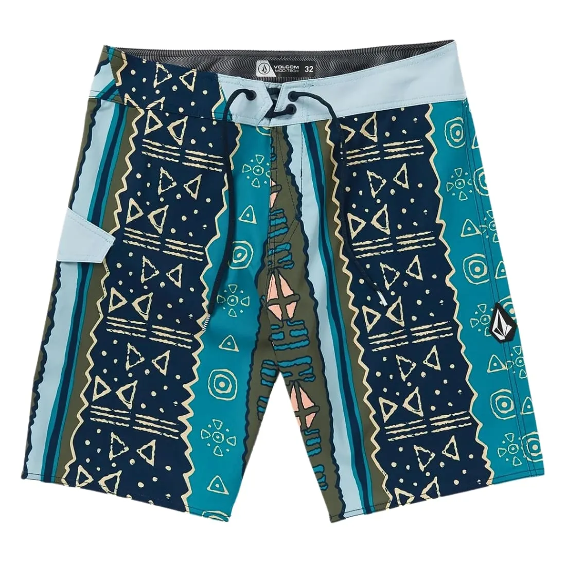 Volcom Lido Print Mod 20 Boardshorts - Ocean Teal