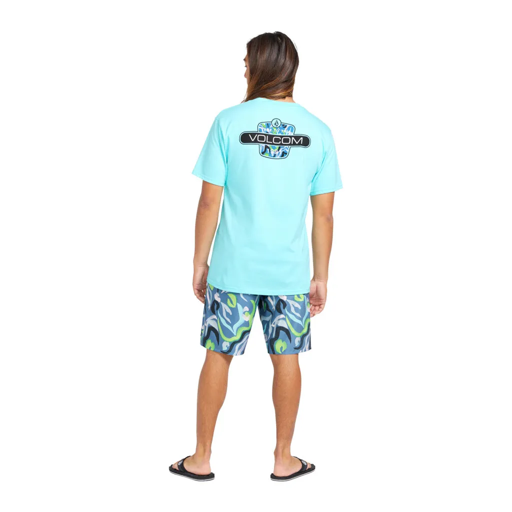 Volcom Warped Stoney 19" Boardshort - Stone Blue