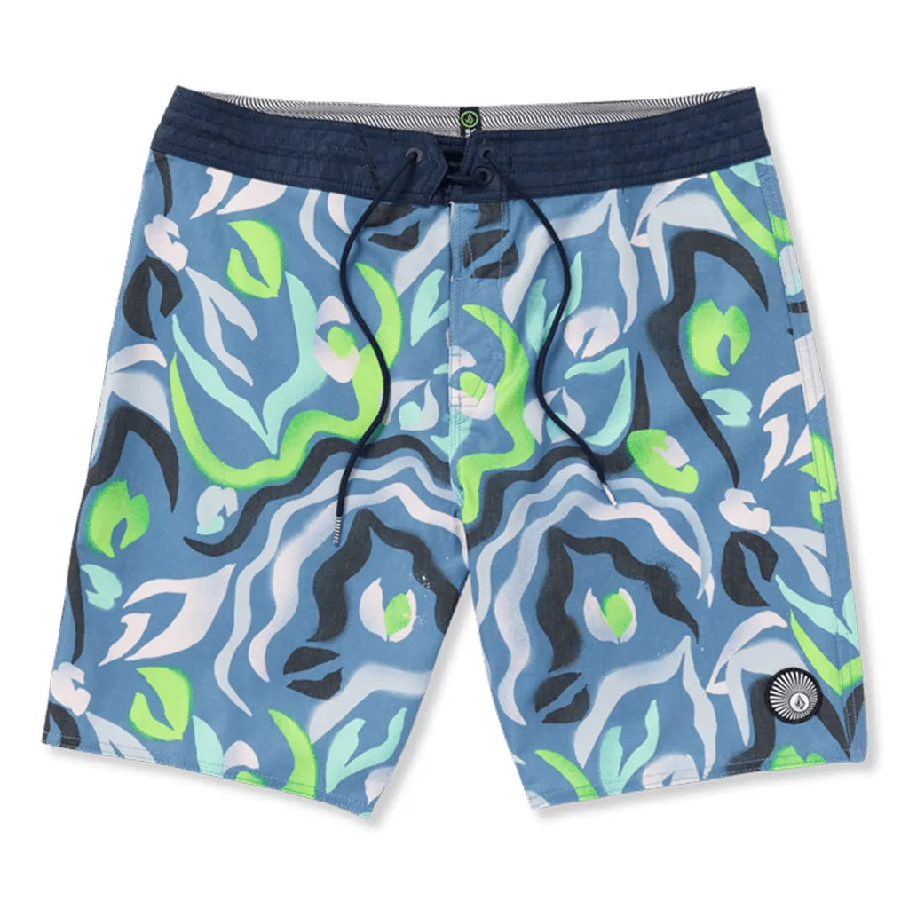 Volcom Warped Stoney 19" Boardshort - Stone Blue