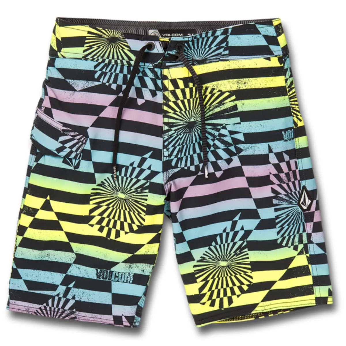 Volcom Youth Mod-Tech Stone Stripe 16" Boardshorts