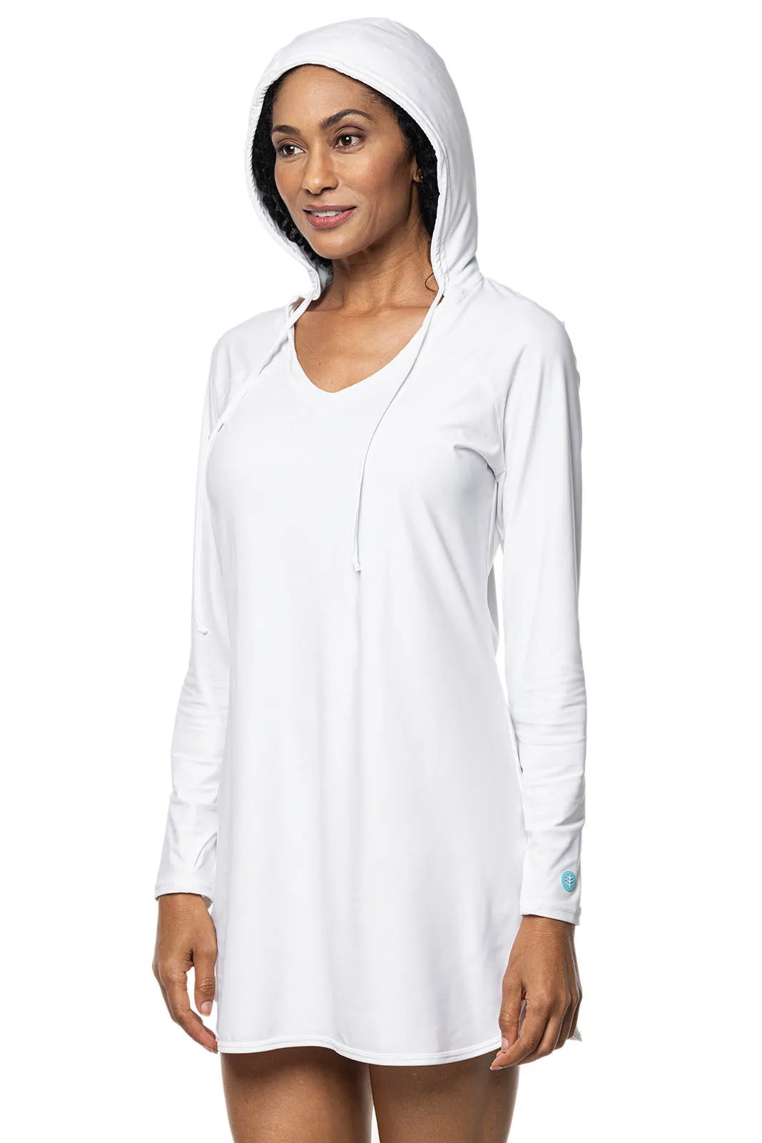 Women's Seacoast Swim Cover-Up Dress  |  White